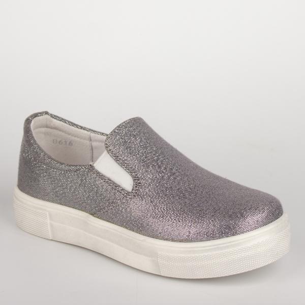 Слипоны Shagovita 4194.Серебряный