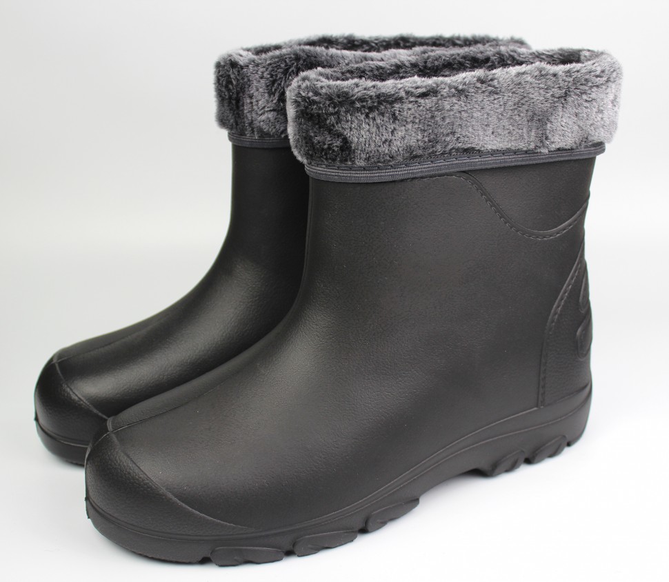 Резиновые сапоги Россия Эва С-15/2(40-45)мех черные