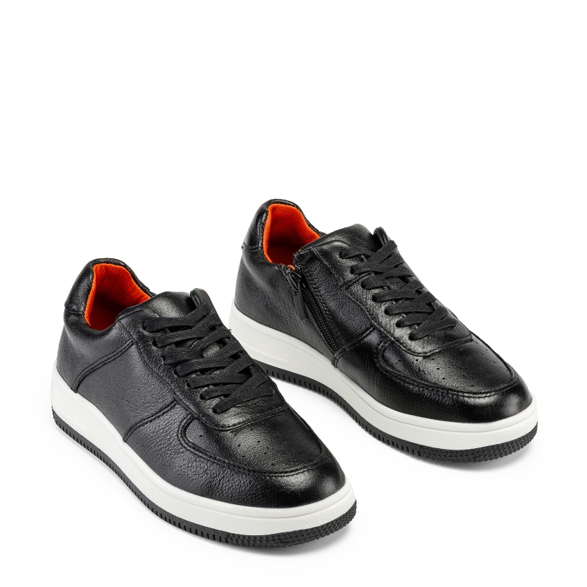 Полуботинки мужские Shagovita 71485.Черно-оранжевый